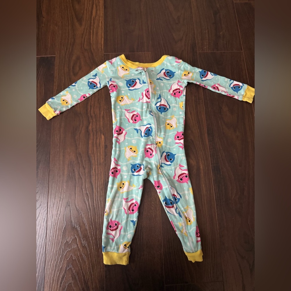 Baby Shark 24 month zippie pajamas
